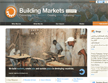 Tablet Screenshot of buildingmarkets.org